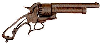 Relic Transitional LeMat Percussion Revolver from the Battle of Franklin Tennessee 