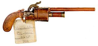 First LeMat Wood Patent Model with U.S. Patent Model Tag 