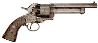 Engraved LeMat Second Model Percussion Revolver 