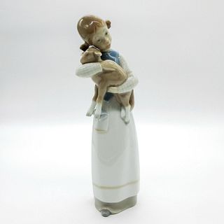 Girl With Lamb 1001010 - Lladro Porcelain Figurine