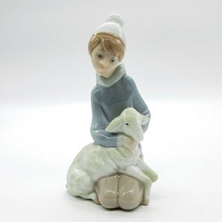 Shepherd With Lamb 1004676 - Lladro Porcelain Figurine