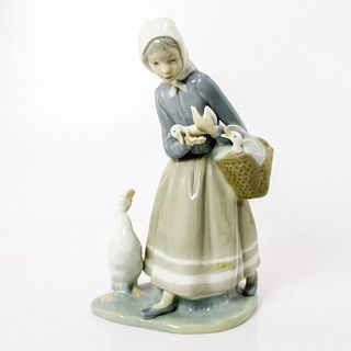 Shepherdess With Ducks 1004568 - Lladro Porcelain Figurine
