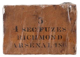 Packof Richmond Arsenal Cannon Fuses, Recovered from Ft. Fisher, North Carolina 