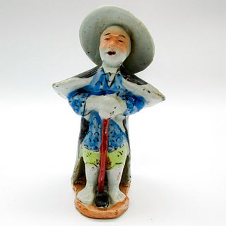Chinese Ceramic Figurine, Rice Farmer