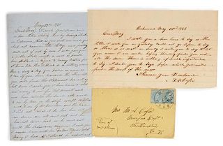 Thos. W. Cofer Correspondence with His Wife, 1864