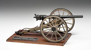 Limited Edition Model of Confederate Whitworth 12-Pounder Breech Loading Rifle by Russel A. Norgan  