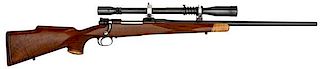 *Custom Mauser Bolt Action Rifle with Scope by Gartman Arms Co. 