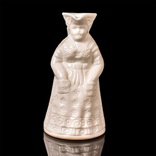 Kanawha Milk Glass Syrup Pitcher, Colonial Woman