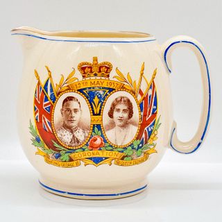 Royal Winton Commemorative Creamer, George VI Elizabeth