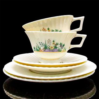 6pc Lenox Porcelain Rutledge Tea For Two Set