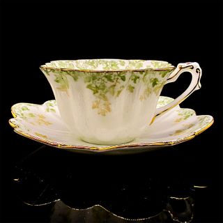 2pc Late Foley Shelley England Cup and Saucer, Ivy 5043