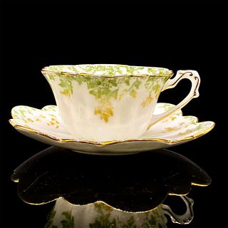 2pc Shelley England Cup and Saucer, Ivy 5043
