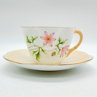 2pc Shelley England Dainty Cup and Saucer, Wild Anemone