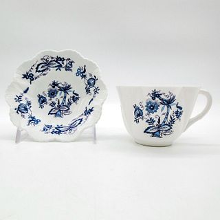 2pc Shelley England Cup and Nut Dish, Meissenette