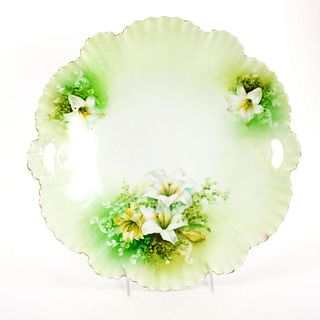 Vintage French Porcelain Floral Tray