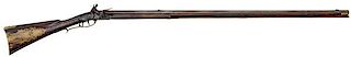 Contemporary Custom Made Full-Stock Flint Lock Kentucky Rifle by Judson Brennan 