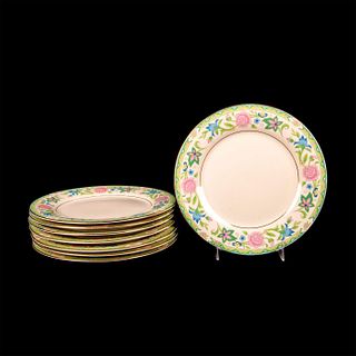 8pc Royal Castle Cloisonne Porcelain Salad Plates