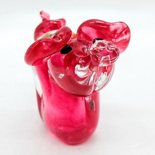 Hand Made Lead Crystal Figurine, Pig