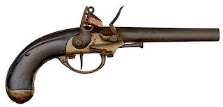 Model 1777 1st Pattern Single-Shot Flintlock Pistol, St.Etienne 