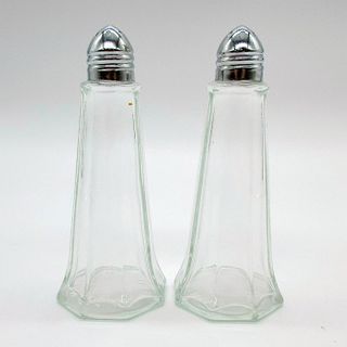 2pc Glass Salt Pepper Shakers