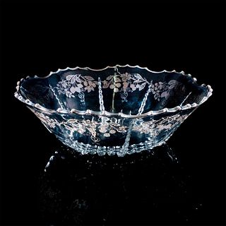 Cambridge Glass Silver Fruit Bowl