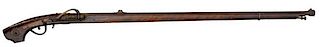 Japanese Late Edo Period Matchlock Musket Signed on the Stock 