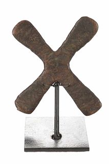 19th Century African Bronze Cross Currency