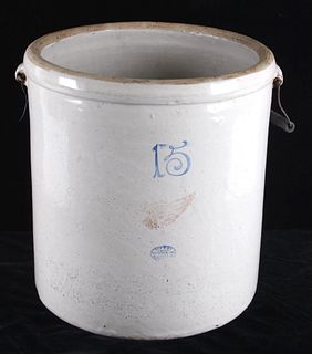 Early 1900's Red Wing 15 Gallon Pottery Crock