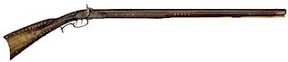 Kentucky Full-Stock Percussion Indian Rifle from the Jim Richie Collection 
