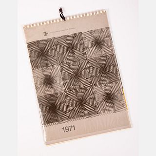 Ein Domberger Siebdruch-Kalendar, 1971,