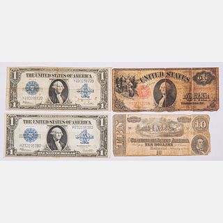Four American Currency Notes
