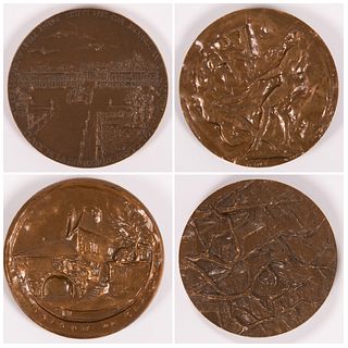 Four Bronze Medallions