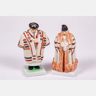 Two Herend Porcelain Figurines