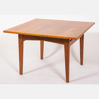 Danish Jens Risom Design Elm Low Table