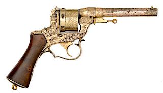 Exhibition Engraved Perrin Revolver 