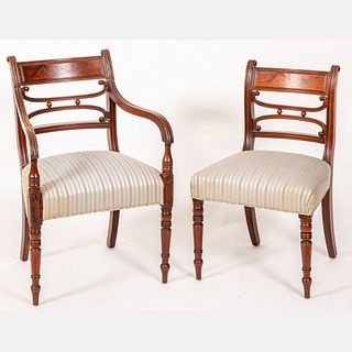 Pair of Georgian Style Mahogany Chairs