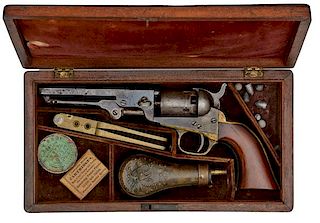Cased Colt Model 1849 Revolver 