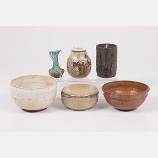 Studio Pottery Vases and Bowls