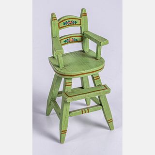 A Tynietoy Dollhouse High Chair