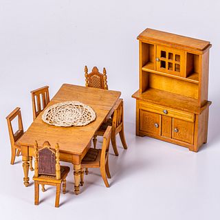 Set of Schneegas Dollhouse Kitchen Furniture 