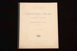 1915 Philipsburg Montana USGS Geologic Atlas