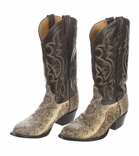 Tony Lama Diamondback Rattlesnake Western Boots