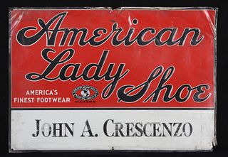 American Lady Shoe America's Finest Footwear Sign