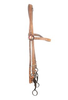 Western Bridle Headstall & Silver Mounted Bit 1930