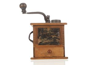 Coffee Mill Dovetail Coffee Grinder c. 1900s