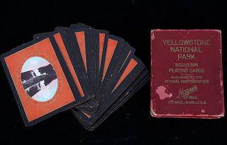 1904 Yellowstone Haynes Souvenir Playing Cards