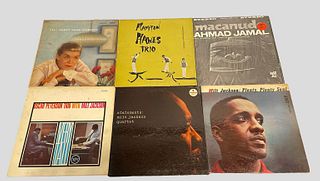 Collection 6 Vintage Jazz Vinyl Album Records MISTY MISS CHRISTY, OSCAR PETERSON, MILT JACKSON 