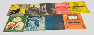 Collection 9 Vintage Jazz Vinyl Album 33 1/3 Records STAN GETZ, GEORGE WALLINGTON, HELEN CARR