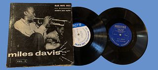 Two Rare Vintage MILES DAVIS Jazz Vinyl Records 