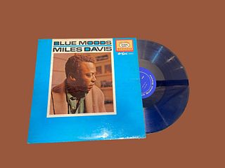 Original Rare Blue Press MILES DAVIS Blue Moods Jazz Vinyl Album Record 